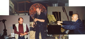 Martin Spühler, Hans-Karsten Raecke und Hermann Keller. Klangwerkstatt Musiktage Mannheim. 2001